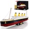 BrickTribe Model Set Ship Brick Set Gift for Adults and Kids 6 with 2 Major Minifigures Compatible with Lego Sets STEM Big Shape Brick Set Ideal for Fans Collection 2401 PCS