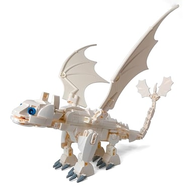 Toysvill Day White Dragon Building Block Toy Action Figures 257 Elements