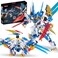 TIALLOW Pterodactyl Robot 2 in 1 Building Toy Sets Dinosaurs Mech Transforming Building Block Model Mecha Action Figures Pterosaur Building Kits for Boys Adult Age 812 Pterodactyl