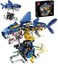 TYCOLE Mechanical Shark Building Set with Rotatable Function and Display Stand Sea Animal STEM Toy Compatible with Trend Bricks Idea Birthday Party Gift for Adults Boys Ages 814 699PCS
