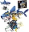 TYCOLE Mechanical Shark Building Set with Rotatable Function and Display Stand Sea Animal STEM Toy Compatible with Trend Bricks Idea Birthday Party Gift for Adults Boys Ages 814 699PCS