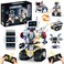 VOPOGLNE 5 in 1 STEM Robot Building Kit APP Remote Control Screen Building Toys Eye Coding Robots Rechargeable 620Pcs DIY Super Warriors for Kids Learning Boys Girls Birthday Gifts