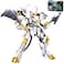 CSNRHG White Tiger Samurai mech Robot Model with Double Axe Head Building Blocks Toy Set Mythical Birthday for Age 8 Children Adults Teens 679 Pieces