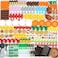 BroTex 200pcs Food Building Blocks Accessories City Friends Kitchen Bricks Sets DIY Restaurant Picnic Building kit Compatible All Major Brands