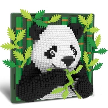BseSparklion Panda Animal 3D Wall Art Micro Mini Building Blocks Set Unique Home Wall Decor or Table Display No Compatible with Lego Ideal Gift Toy for Adults Boys Girls 14 1142 PCS