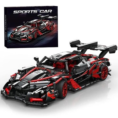 APAWR Adults Challenging Racing Car Building Blocks Kit114 1391 Pieces Car Model Building Set DIY Toys for Boys Age 12 13 14 15 16