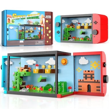 Vziimo Super Player Game Building SetsCool Building Blocks Kits for Adults Openable and Closed 3D Anime Scene Model Creative Idea Gift for Teens 14 1528 Pieces