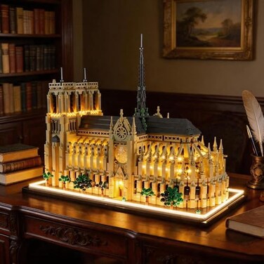 BRIKSMAX Light Kit for Lego21061 Notre Dame Cathedral Compatible with Lego Architecture Building Set Not Include Lego Set