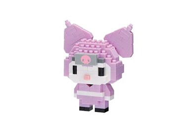 nanoblock Sanrio Kuromi Ninja Character Collection Series Building Kit