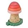 Manhattan Toy Folklore Fungi Magnetic Wooden Toadstool Shaped Stacking Toy for Babies 12 Months and Up
