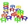 Constructive Playthings Ring Builders Stacking Toys 96Piece STEM Building Set for Kids Ages 18 Months Preschool Classroom MustHave