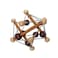 Manhattan Toy Artful Skwish Wooden Baby Rattle and Motor Skill Activity Toy for Infants and Toddlers