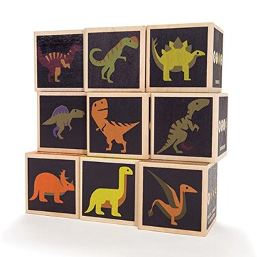 Uncle Goose Dinosaur Blocks Made in The USA