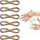 meekoo 6 Pieces Cats Cradle String Hand Game Finger String Toy Supplies 165 cm Length Rainbow Color