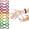 Poen 10 Pieces Cats Cradle String Finger Game String Cats Cradle Game Book Toy Supplies 65 Inch Long 10 Colors
