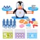 BAKAM Penguin Balance Scale Number Counting Blocks Games for Kids Ages 35 Montessori Math Games for Kids 57 Preschool Kindergarten Learning Activities STEM Educational Toys for 3 Year Old