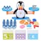 BAKAM Penguin Balance Scale Number Counting Blocks Games for Kids Ages 35 Montessori Math Games for Kids 57 Preschool Kindergarten Learning Activities STEM Educational Toys for 3 Year Old