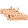 Adena Montessori Wooden Small Cylinders Block Knobbed Cylinder Socket Sensorial Educational Tools Preschool Early Learning Toys for Kids Set of 4 Ages 2