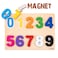Driddle Magnetic Wooden Educational Number Puzzle Learn Numbers Color Recognition Toy Toddler Preschool Game Kids Montessori Education