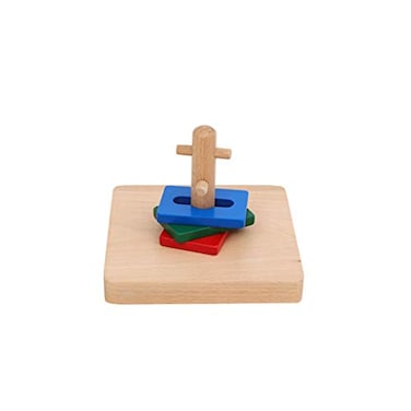 Adena Montessori Twist Sort Dowel Set Preschool Equipment Early Development Baby Toy Montessori Fine Motor Skills Development