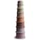mushie Stacking Cups Toy 8pcs Made in Denmark Petal