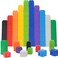 KUTOI Math Manipulatives Counting Cubes Educational Math Linking Cubes Classroom Toys Kindergarten Learning Materials Homeschool SuppliesSet of 100 Math Cubes for Kids Ages 3