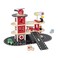 Janod Bolid Wooden Fire Station 5 Vehicles Included Imagination and Fine Motor Skills WaterBased Paints 2 Years J04639