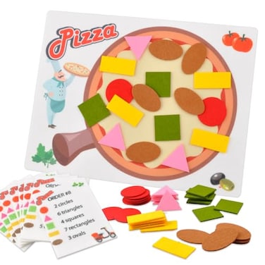CHEFAN Pizza Counting Toddler Toys Toddler Number Learning Toys Preschool Math Games Manipulatives for Preschool