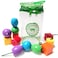 KIDS KORNER Jumbo Lacing Beads for Kids Montessori Toddler Games and Educational Toys Rainbow Matching Game and Stringing Bead Set with Toy Storage and Learning Activities eBook