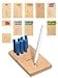 Bimi Boo Counting Peg Boards and Number Tracing for Kids Wooden Montessori Arithmetic Math Toy Set for Toddlers and Preschoolers Math Manipulatives for Kindergarten 55 Pegs 10 Boards 1 Pencil
