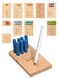 Bimi Boo Counting Peg Boards and Number Tracing for Kids Wooden Montessori Arithmetic Math Toy Set for Toddlers and Preschoolers Math Manipulatives for Kindergarten 55 Pegs 10 Boards 1 Pencil