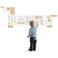 Beright Dog Activity Wall Busy Board Panels Montessori Sensory Toys Toddler Learning Activity Center Perfect for Toddler Playroom Childrens Daycare White