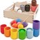 Ulanik Balls in Cups Full Set Montessori Toys for 1 Year Old