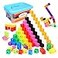 QUYSK 300 Pcs Linking Cubes for Kids Counting Blocks with Storage Boxes Connecting Cubes Math Manipulatives for Preschool Elementary Aged Kids