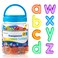 Odoorgames 78 Pcs Translucent Lowercase Letters Learning Toy for Light Table Accessories and Manipulatives