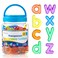 Odoorgames 78 Pcs Translucent Lowercase Letters Learning Toy for Light Table Accessories and Manipulatives