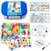 Odoorgames 100 Pcs 3D Shapes for Teaching Geometric Solids and Geometry Manipulatives for Classroom Enhance Learning Experience