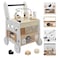 touch us Wooden Baby Walker Activity CubesBaby Push Walker Toy for Toddler 5in1 Montessori LearningEducational Toys for 1 Year Old Boy Girl SortingStacking Bead Mazes and Counting Toys