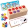 SYNARRY Wooden TenFrame Set Math Manipulatives for Kindergarten Classroom Elementary 1st 2nd Grade Montessori Toys Gifts for 38 Addition and Subtraction Counters Math Games for Kids Ages 68