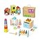 OOOK Montessori Toys for 1 Year Old 7 in 1 Learning Educational Kit with Sensory BinNesting Box 3 in 1 Educational BoxPounding Bench and Baby Stacking Cups