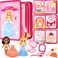 hahaland Princess Busy Book Toddlers 35 Dress up Pretend Play Makeup Toys