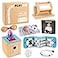 WOODMAM Montessori Toys for Babies 06 Months 9 in 1 Learning Educational Baby Gifts for Newborn 036 Months Includes High Contrast Cards Baby Tissue Box Toy Spinning Drum Teether and More