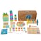 Adena Montessori Play Kit for 1318 Month Baby8 in 1 ToyColorful StackingNesting CupCoin BankCoinsCarrots LidCarrotsPosting LidFlexble StackerBead KitShape PuzzlePoundTap Hammer Bench