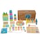 Adena Montessori Play Kit for 1318 Month Baby8 in 1 ToyColorful StackingNesting CupCoin BankCoinsCarrots LidCarrotsPosting LidFlexble StackerBead KitShape PuzzlePoundTap Hammer Bench
