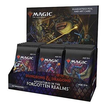 Magic: The Magic The Gathering Adventures in The Forgotten Realms Set Booster Box 30 Packs for ages 13