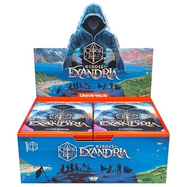 UniVersus Critical Role Heroes of Exandria Booster Display Includes 24 Booster Packs 11 Cards Ea DeckBuilding Card Game Randomly Assorted