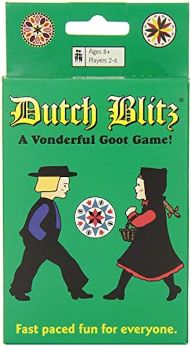 Dutch Blitz The Original Fast Paced Card Game Contains 160 Cards Quick and Easy to Learn Great Family Game Fun for Everyone for 2 to 4 Players for Ages 8 and Up