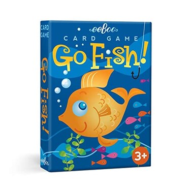 eeBoo Color Go Fish Playing Card Game Cards are Durable and Easy to Use Instructions Included Educational and Fun Learning for Ages 3 and up