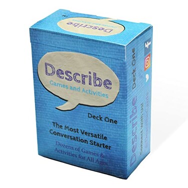 Describe Cards Deck One Conversation Cards Over Two Dozen Games and Social Emotional Learning Activities for Families Therapy School and More Includes More Than 300 Questions