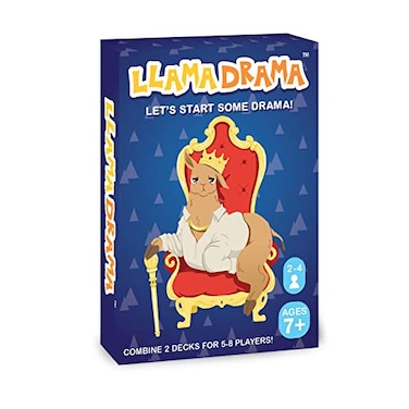 Llama Drama Family Card Game Fast 15Min Play Ages 7 24 Players Up to 8 with 2Pack Easy Hilarious Strategy Luck for Game Nights